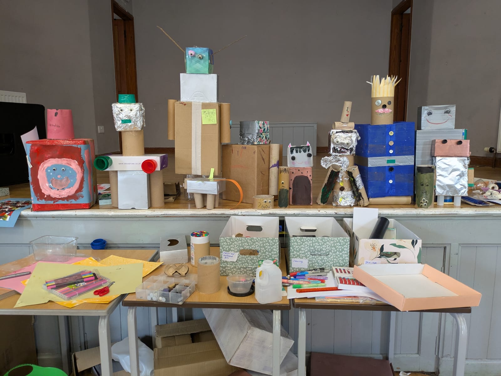 Cardboard Robots